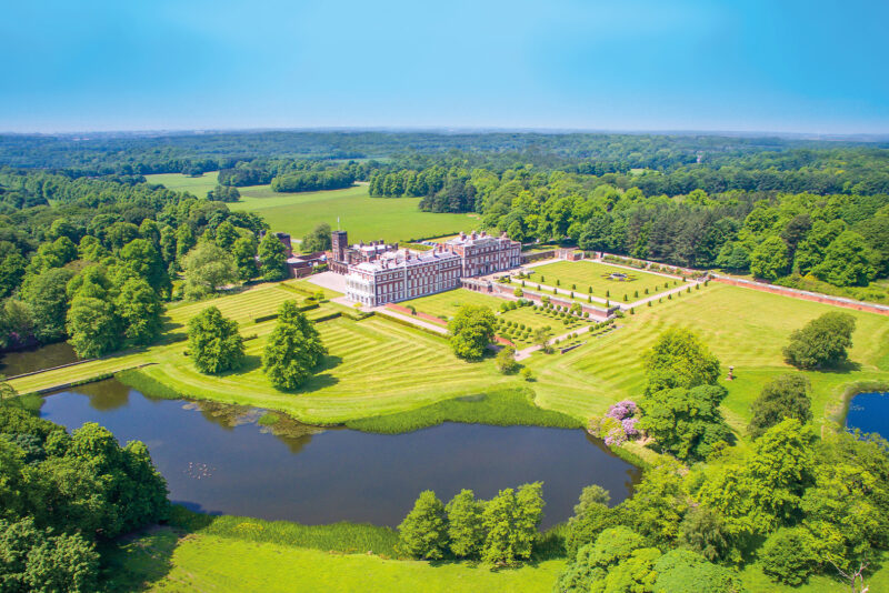 Aerial Photograph of Knowsley Hall and the grounds